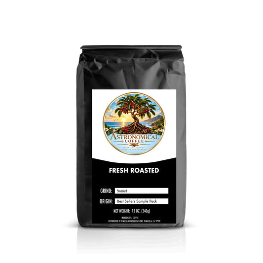 Best Sellers Sample Pack: 6Bean, Cowboy, Breakfast, Peru, Mexico, Bali